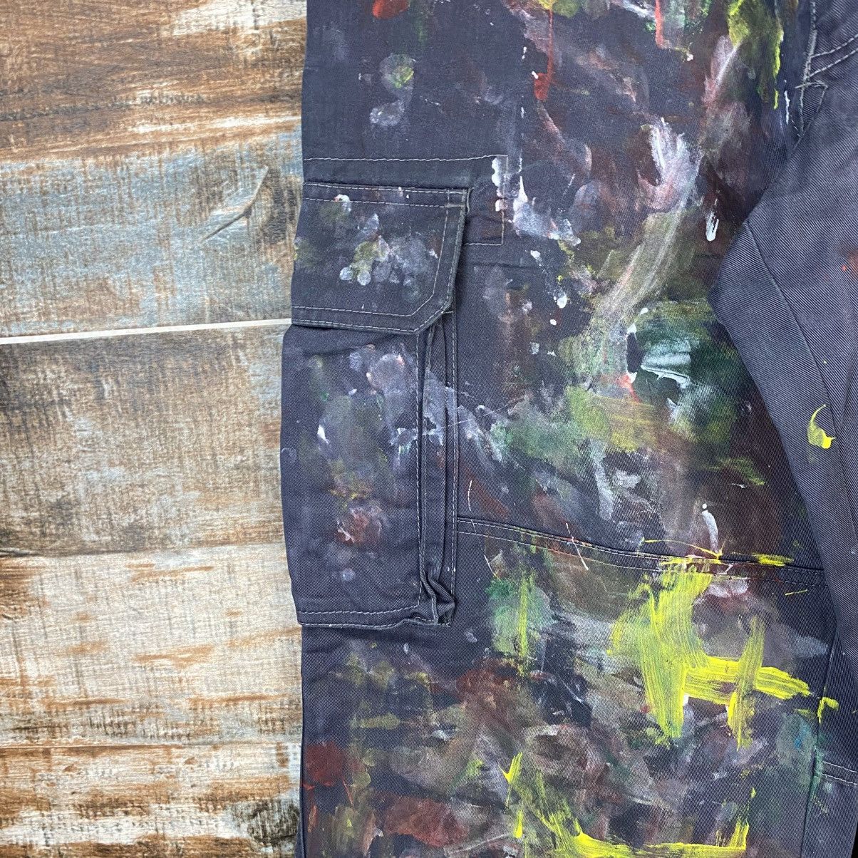 Dickies DL Dickies Gray Custom Cargo Multipocket Pants #C1205 Size US 31 - 10 Thumbnail