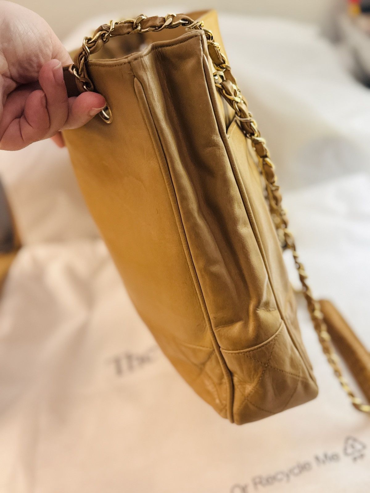 Chanel Chanel quilted tote shopping Matelassé Chain Shoulder Bag Size ONE SIZE - 11 Thumbnail