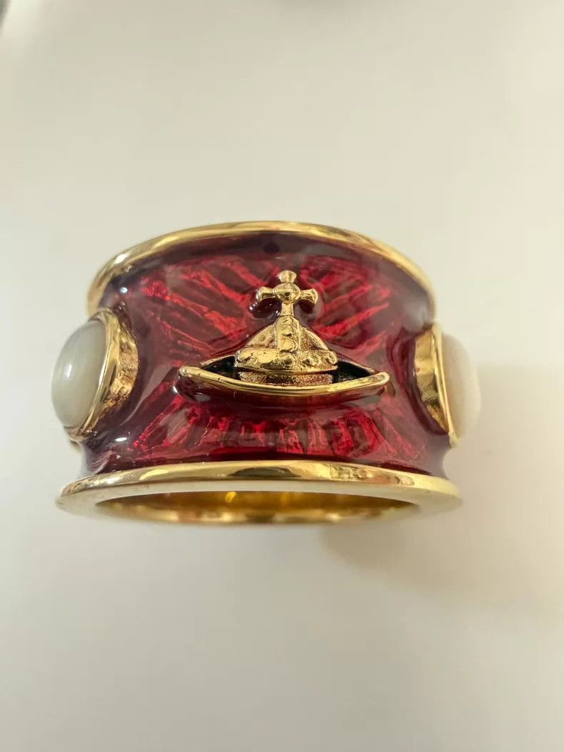 Vivienne Westwood Vivienne Westwood Saturn Ring Size ONE SIZE - 3 Thumbnail