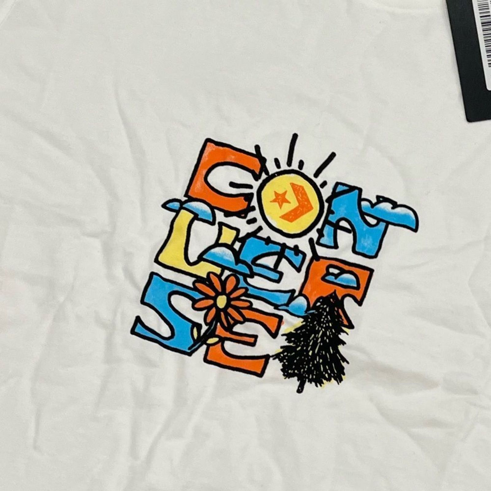 Converse NWT Converse Mother Nature Graphic T-Shirt Short Sleeve Sz M Size US M / EU 48-50 / 2 - 2 Thumbnail