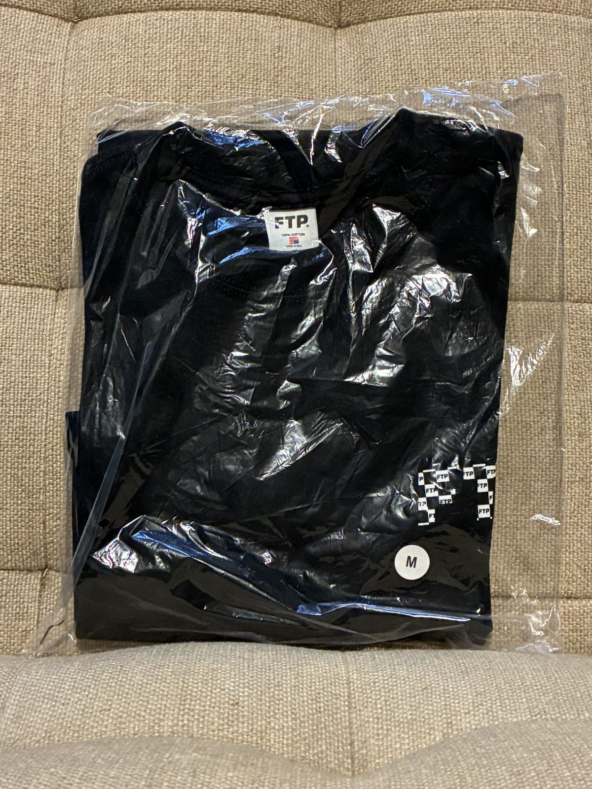 Fuck The Population Fuck the Population Vans Checkered Logo Tee Black Sz. Med Size US M / EU 48-50 / 2 - 2 Thumbnail