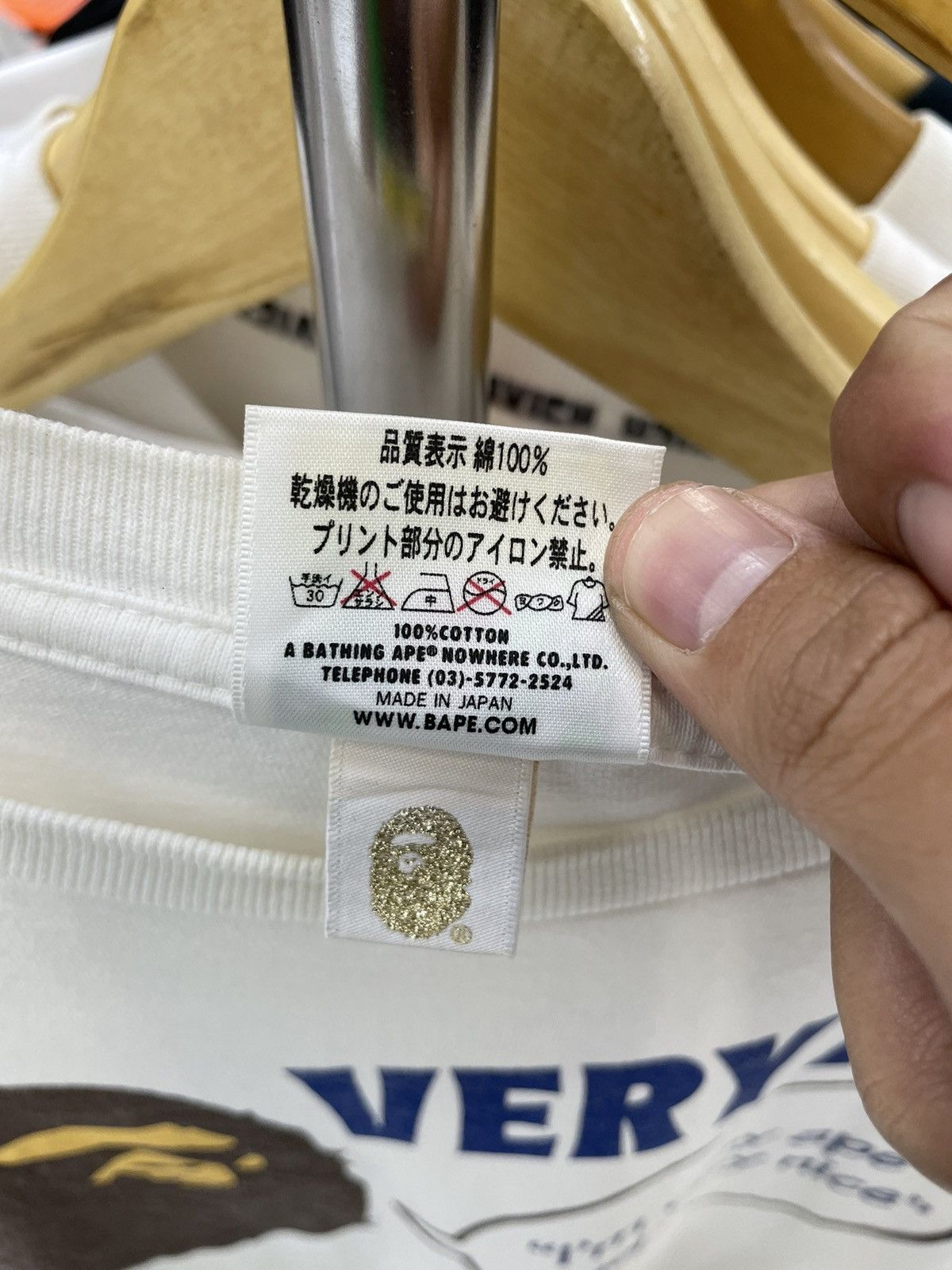 Bape × Vintage Very Ape Tee Size US M / EU 48-50 / 2 - 4 Thumbnail