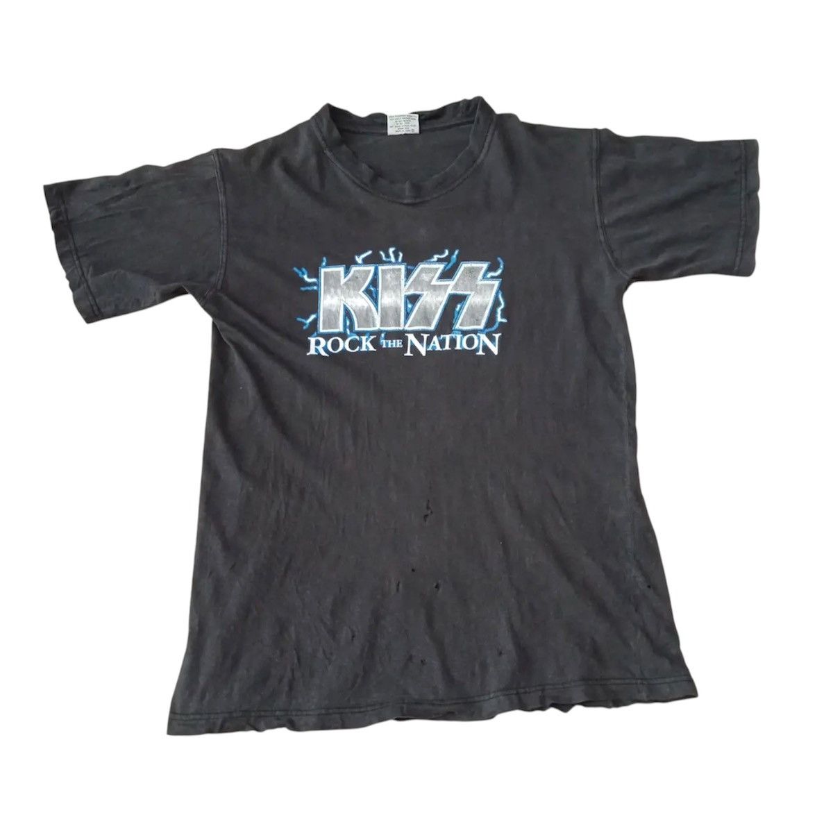 Vintage Vintage Kiss Australia Tour 2004 T-Shirt Band Thrashed Size US M / EU 48-50 / 2 - 1 Thumbnail