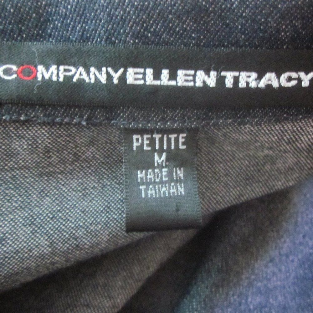 Ellen Tracy Company Ellen Tracy Size Petite M Denim Blue Cotton Wool Lig Size M / US 6-8 / IT 42-44 - 2 Thumbnail