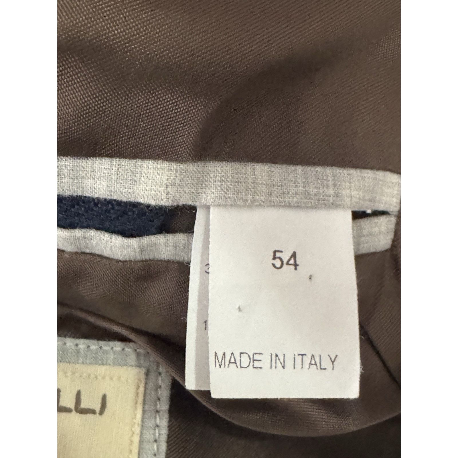 Brunello Cucinelli Brunello Cucinelli Navy Blue Plaid Sportcoat Wool 54IT/ 42 Size 42R - 5 Thumbnail