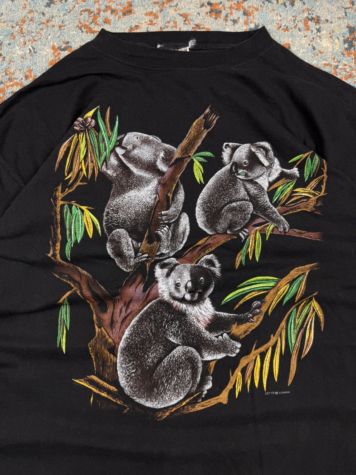 Vintage Vintage 90s Koalas on the eucalyptus tree graphic tee koala Size US XL / EU 56 / 4 - 4 Thumbnail