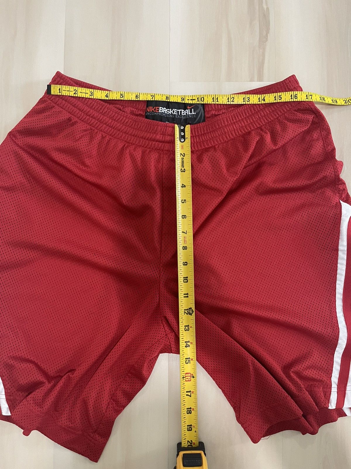 Nike Nike Red Basketball Uncompromising Excellence Mesh Short XXL Size US 36 / EU 52 - 5 Thumbnail