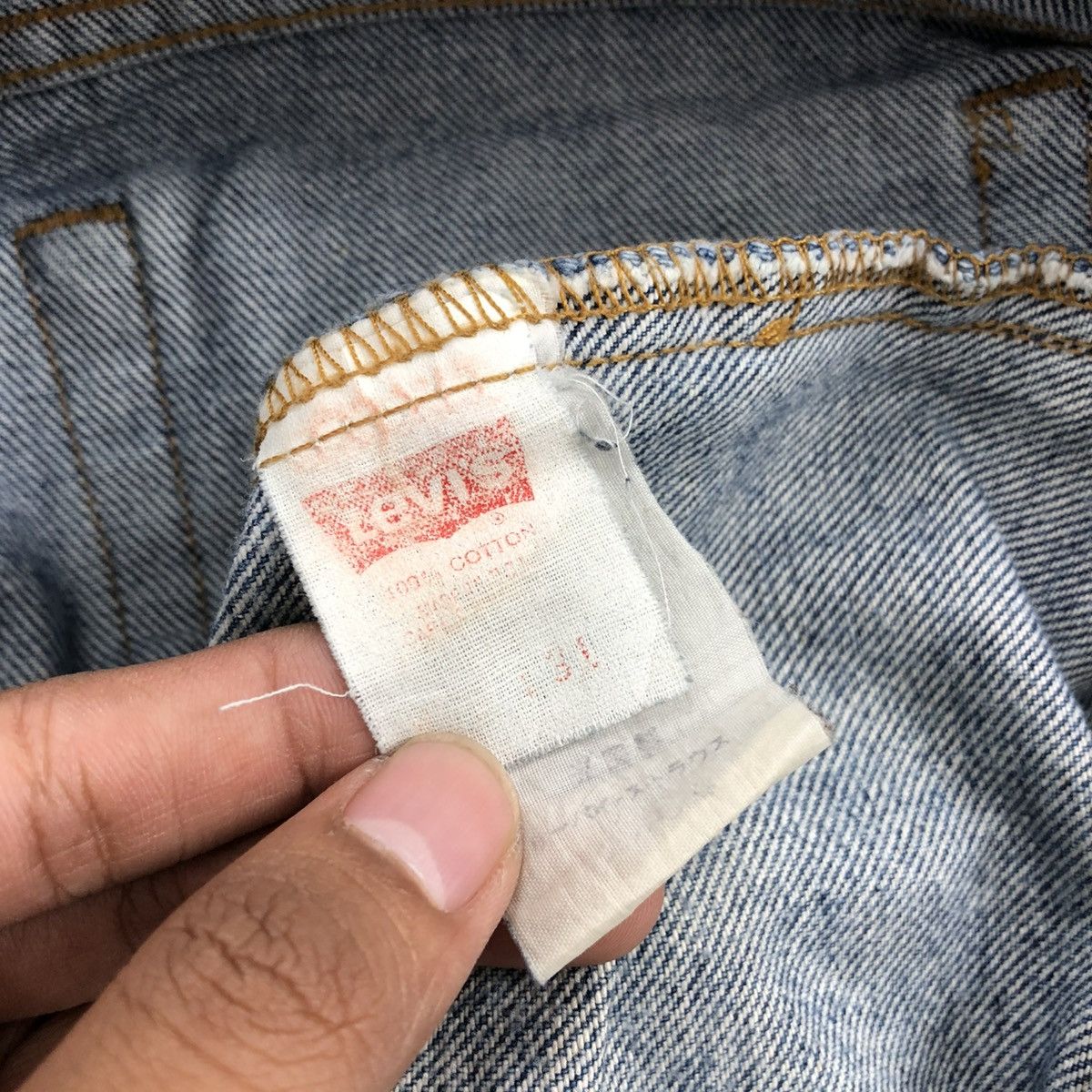 Levi's × Levi's Vintage Clothing 🇺🇸90’s Vintage Levis 510 Straight Nice Faded Jeans Size US 28 / EU 44 - 14 Thumbnail
