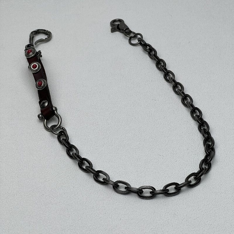 Vintage Metal Ruby Waist Chain Size ONE SIZE - 3 Thumbnail