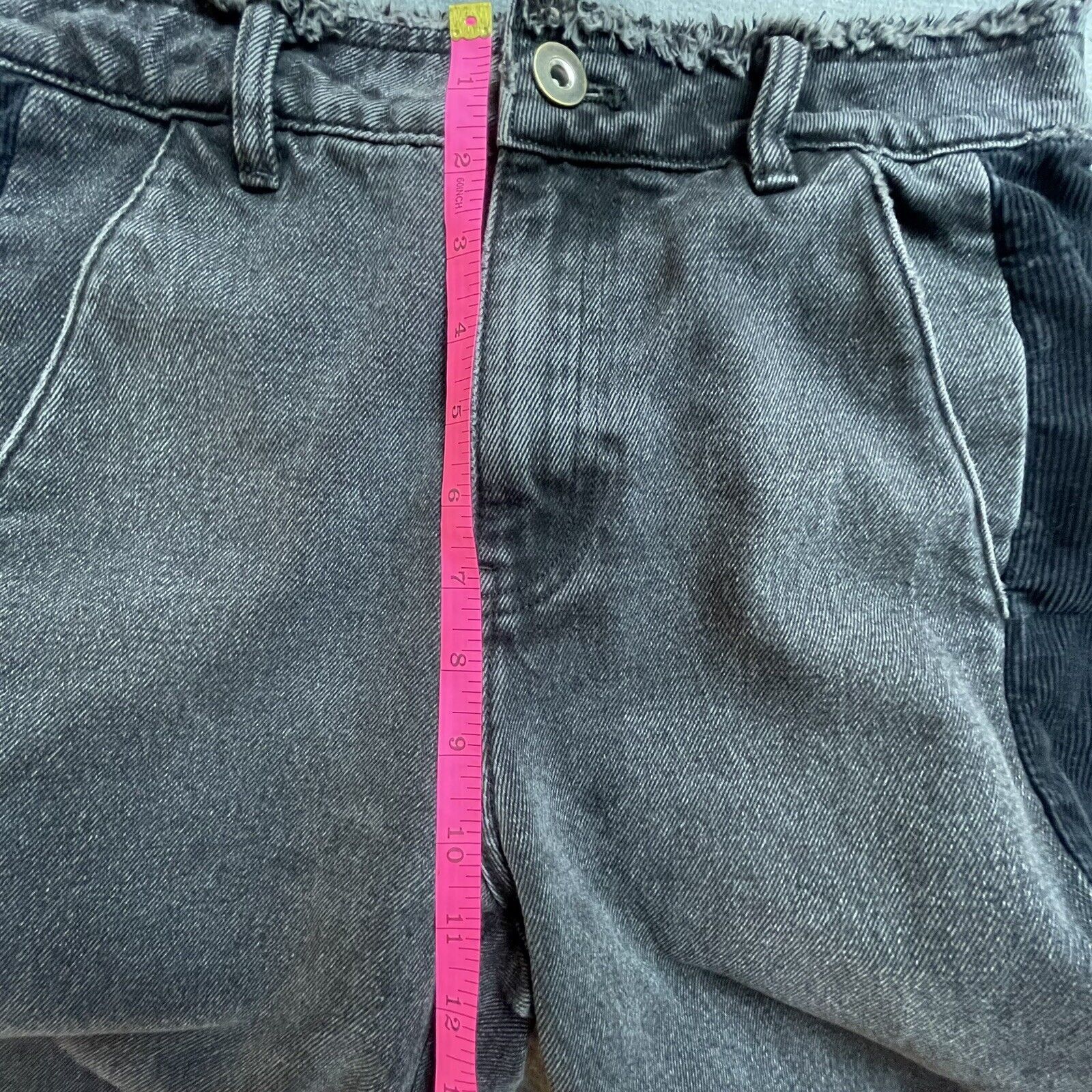 Other initial Designer Jeans Womens S Frayed Streetwear Two Toned Size 28" / US 6 / IT 42 - 10 Thumbnail