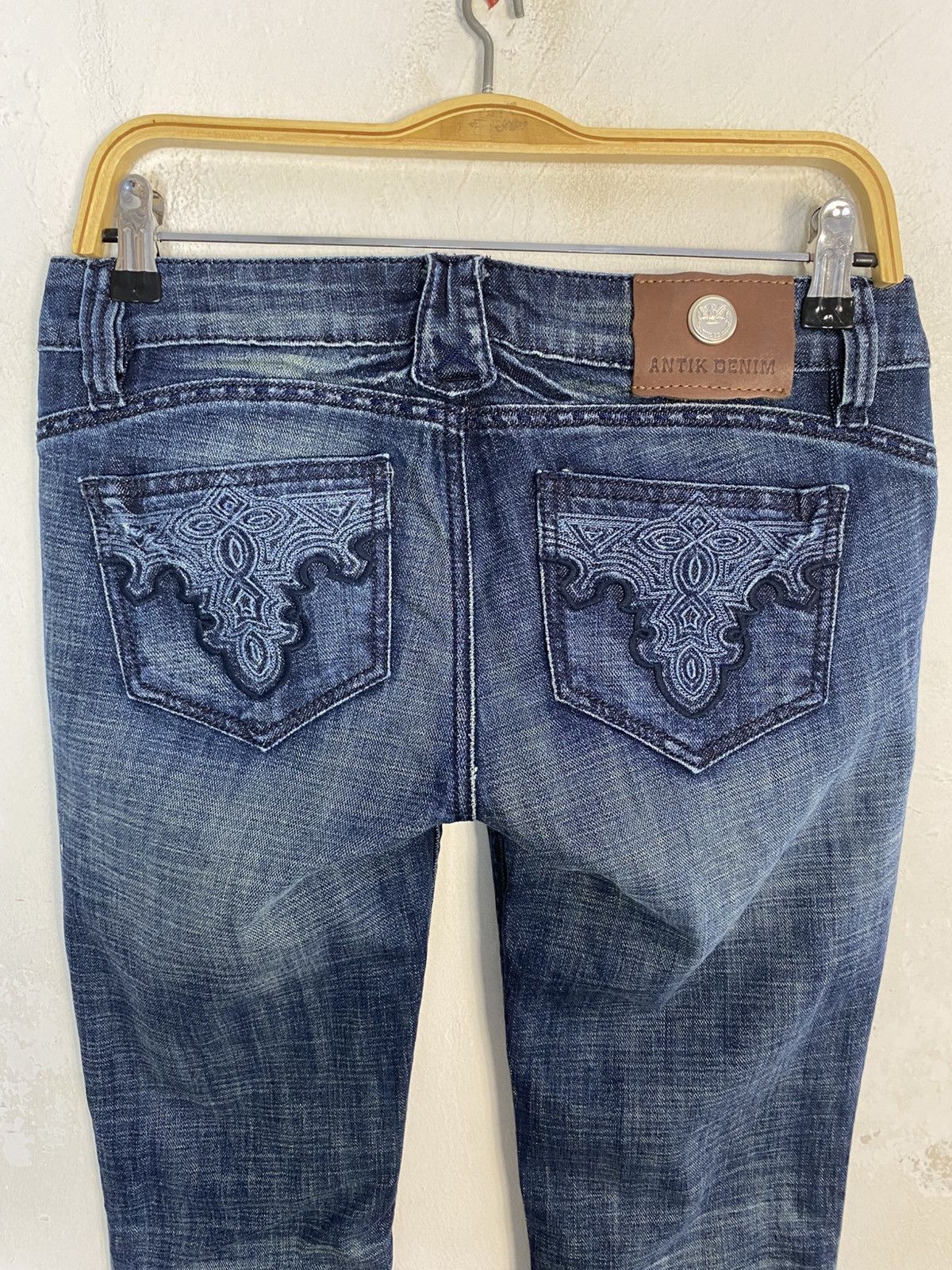 Antik Denim Hype Antik Denim Indigo Jeans Embroidery Logo Size 31" - 6 Thumbnail