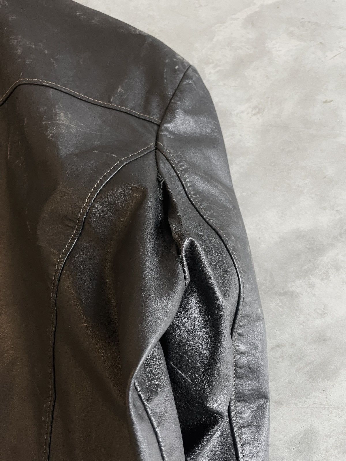 Vintage Vintage Slim Leather Jacket Size US M / EU 48-50 / 2 - 6 Thumbnail