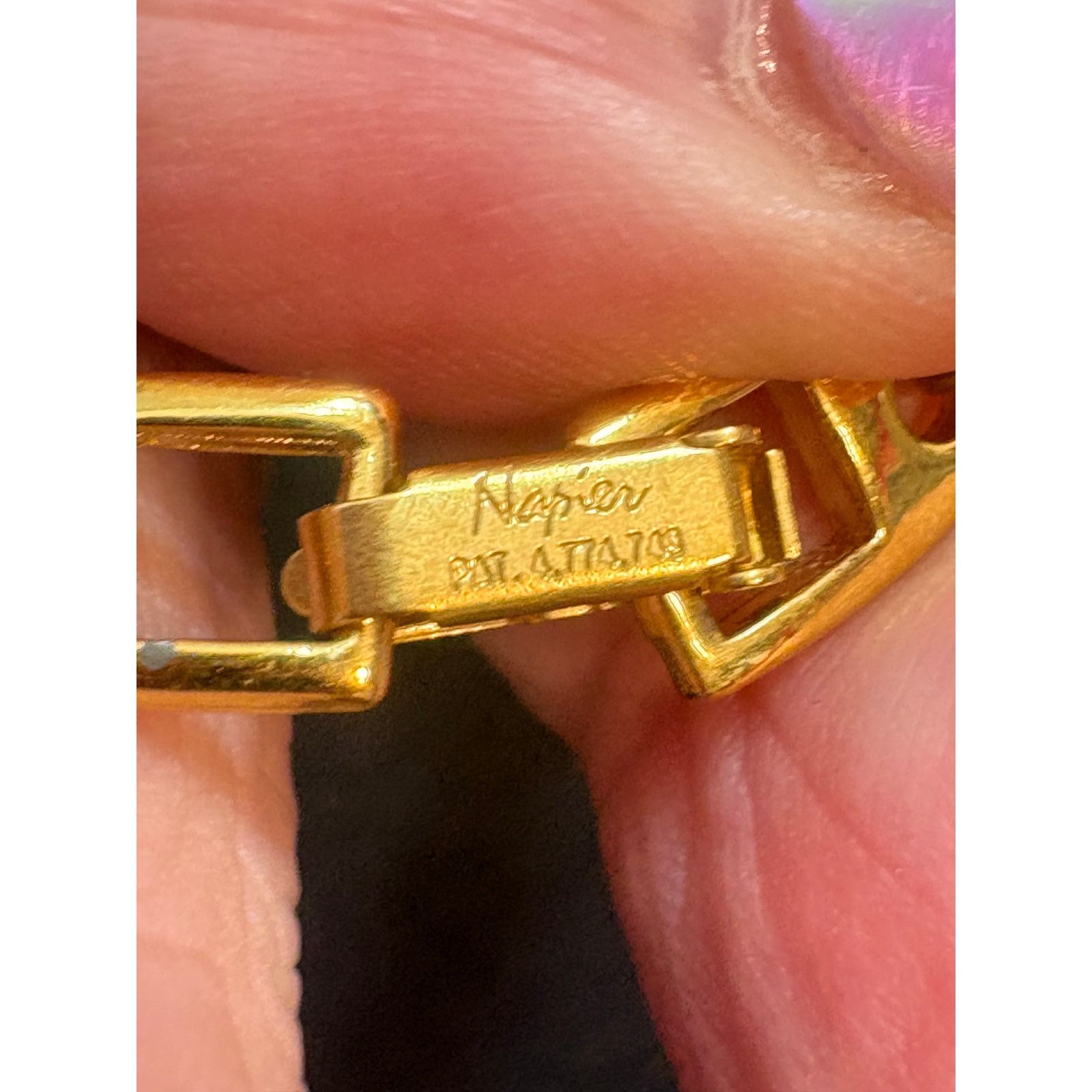 Monet Vintage Napier Gold Tone Chain Necklace 24 Inch Size ONE SIZE - 4 Thumbnail
