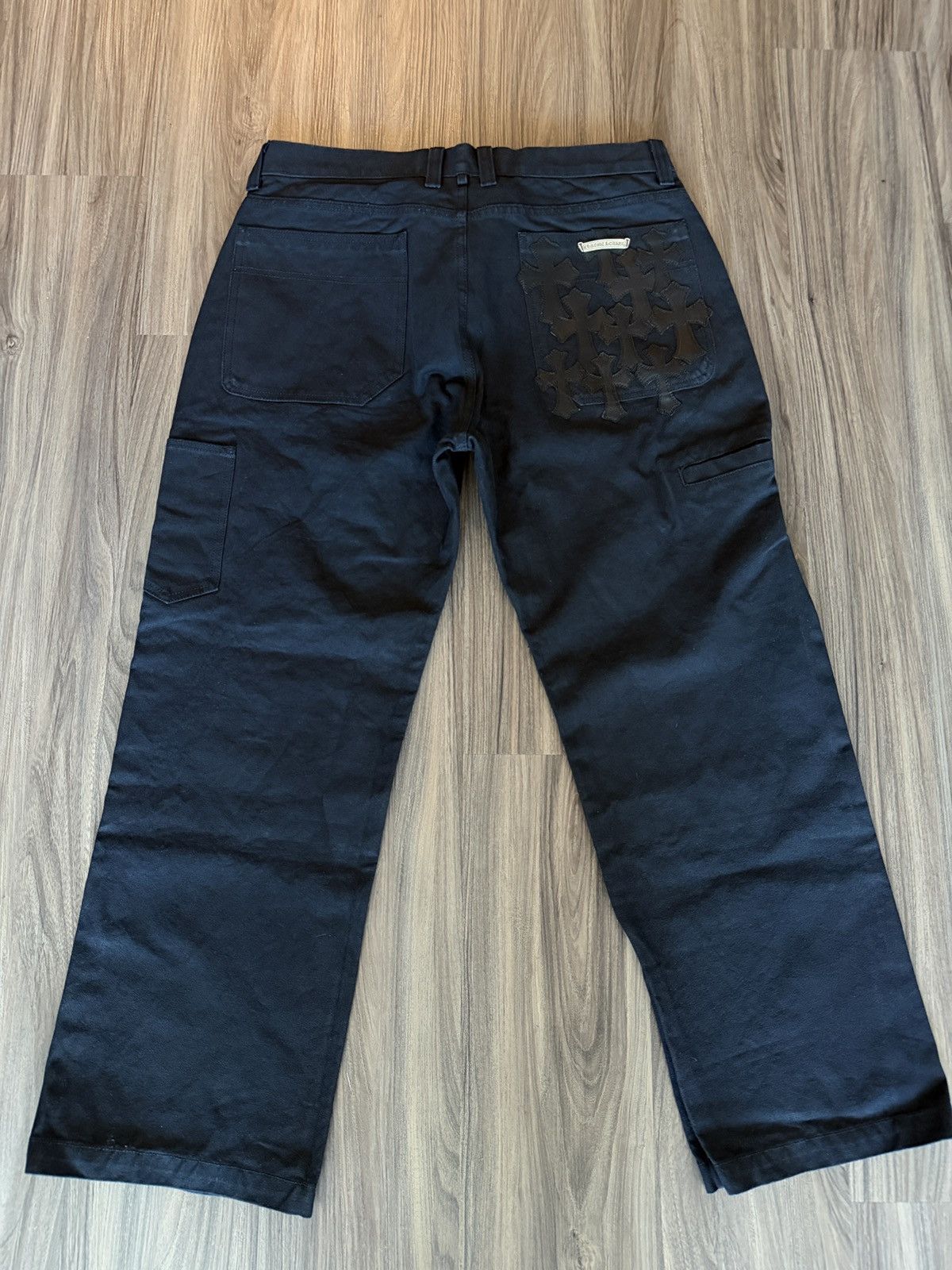 Chrome Hearts Chrome Hearts Cross Patch Double Knee Carpenter Pants Sz 36 Size US 36 / EU 52 - 6 Thumbnail