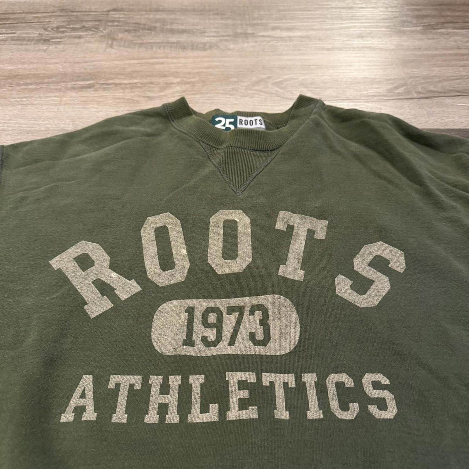 Roots vintage roots athletics spell out crewneck sweatshirt 90s Size US M / EU 48-50 / 2 - 2 Thumbnail