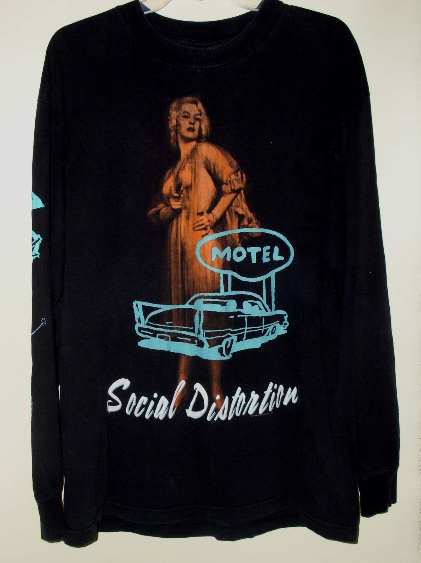 Social Distortion Concert Shirt Motel Vintage 1996 Giant