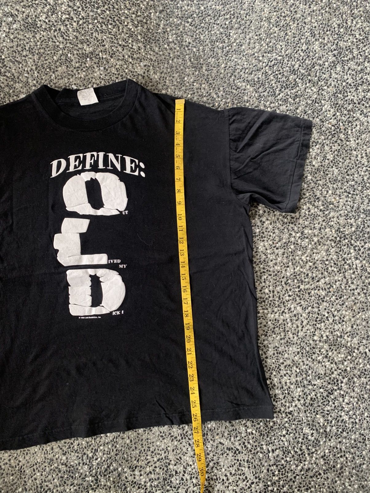 Vintage Vintage 90s Define OLD Laid Back Graphics T shirt Size US XL / EU 56 / 4 - 9 Thumbnail