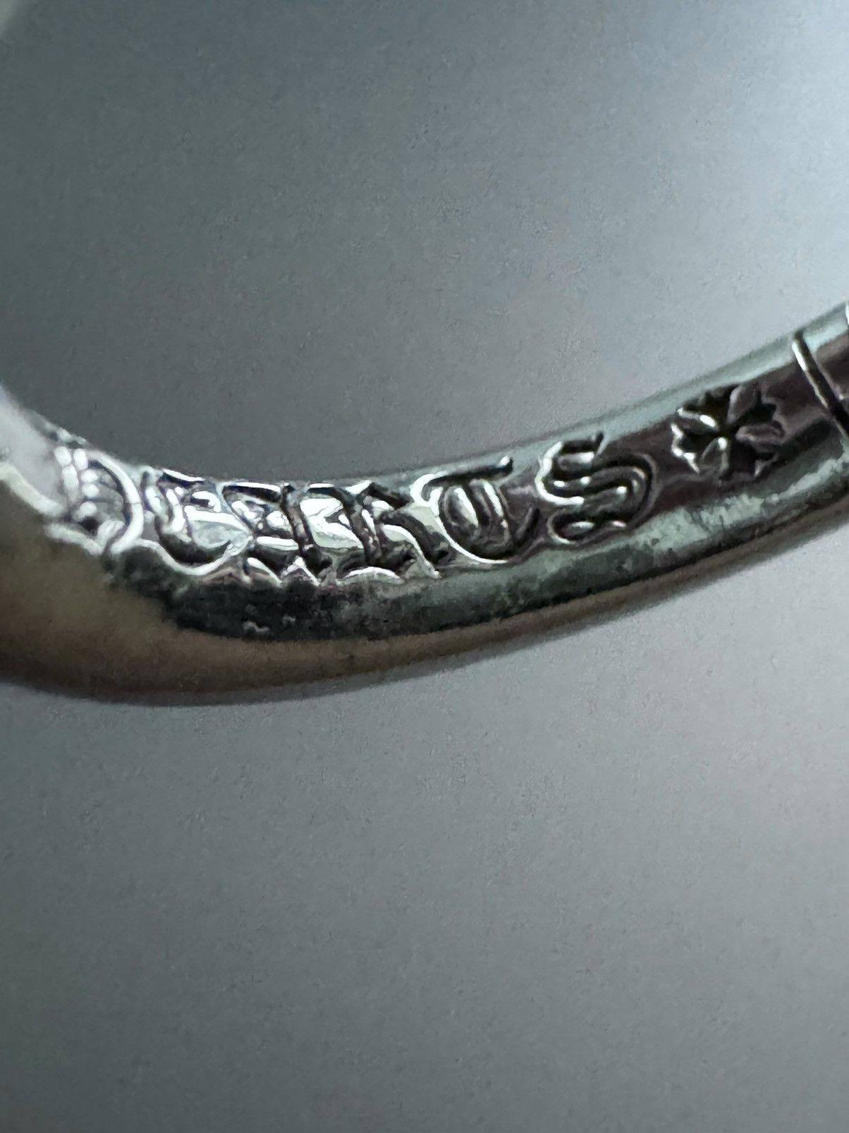 Chrome Hearts RARE CH Crossball Nail Ring Paris stamp Size ONE SIZE - 4 Thumbnail