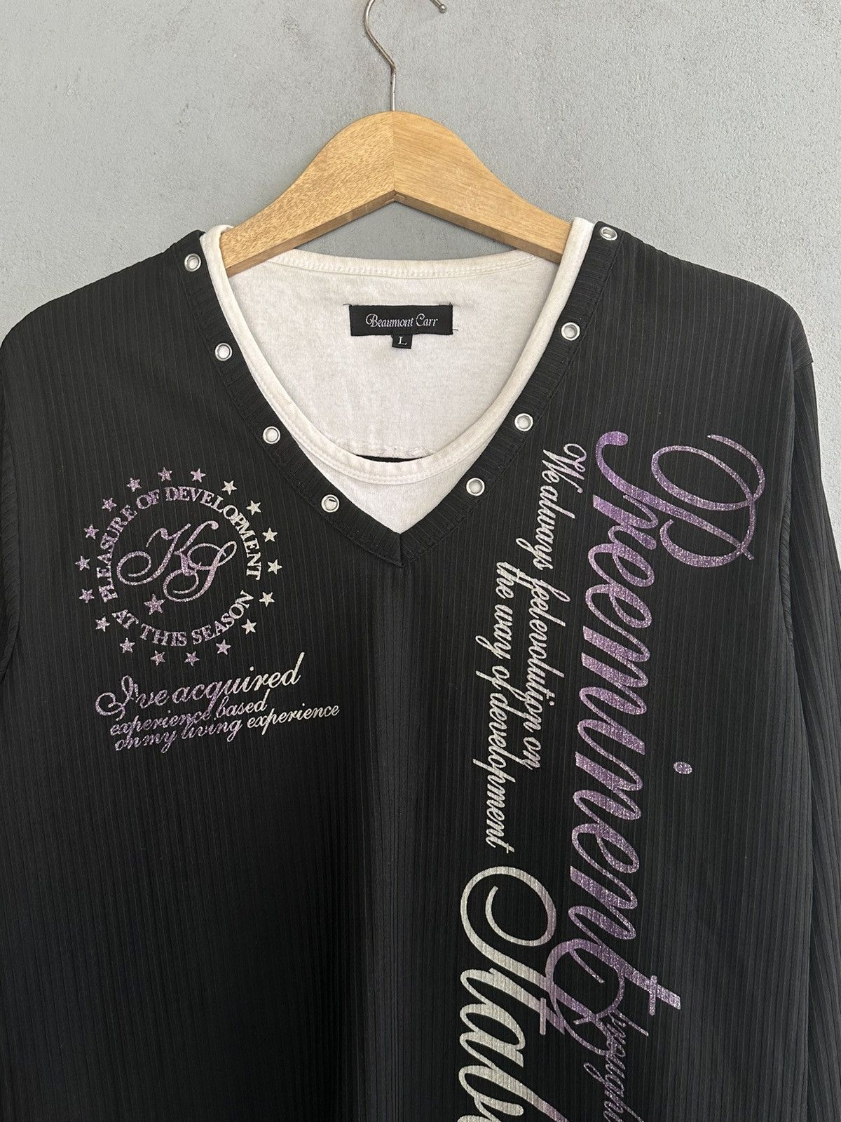 Beauty Beast × If Six Was Nine × Japanese Brand Beaumontcarr Poem Long Sleeve isfixwasnine lgb style Size US M / EU 48-50 / 2 - 3 Thumbnail