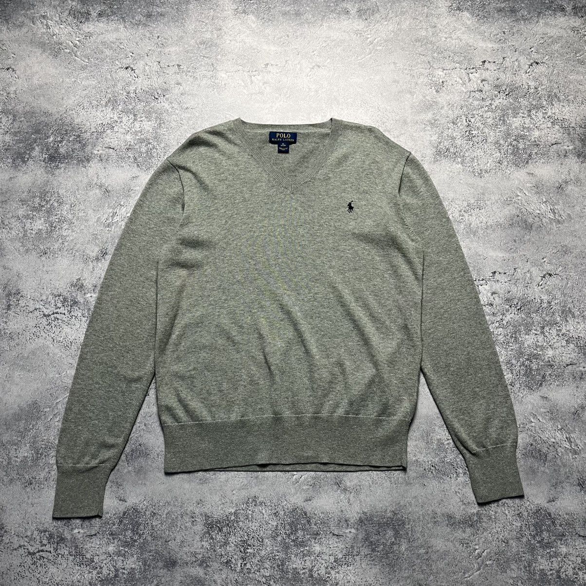 Polo Ralph Lauren Vintage Polo Ralph Lauren Gray Sweater Streetwear Designer Size US XL / EU 56 / 4 - 1 Thumbnail