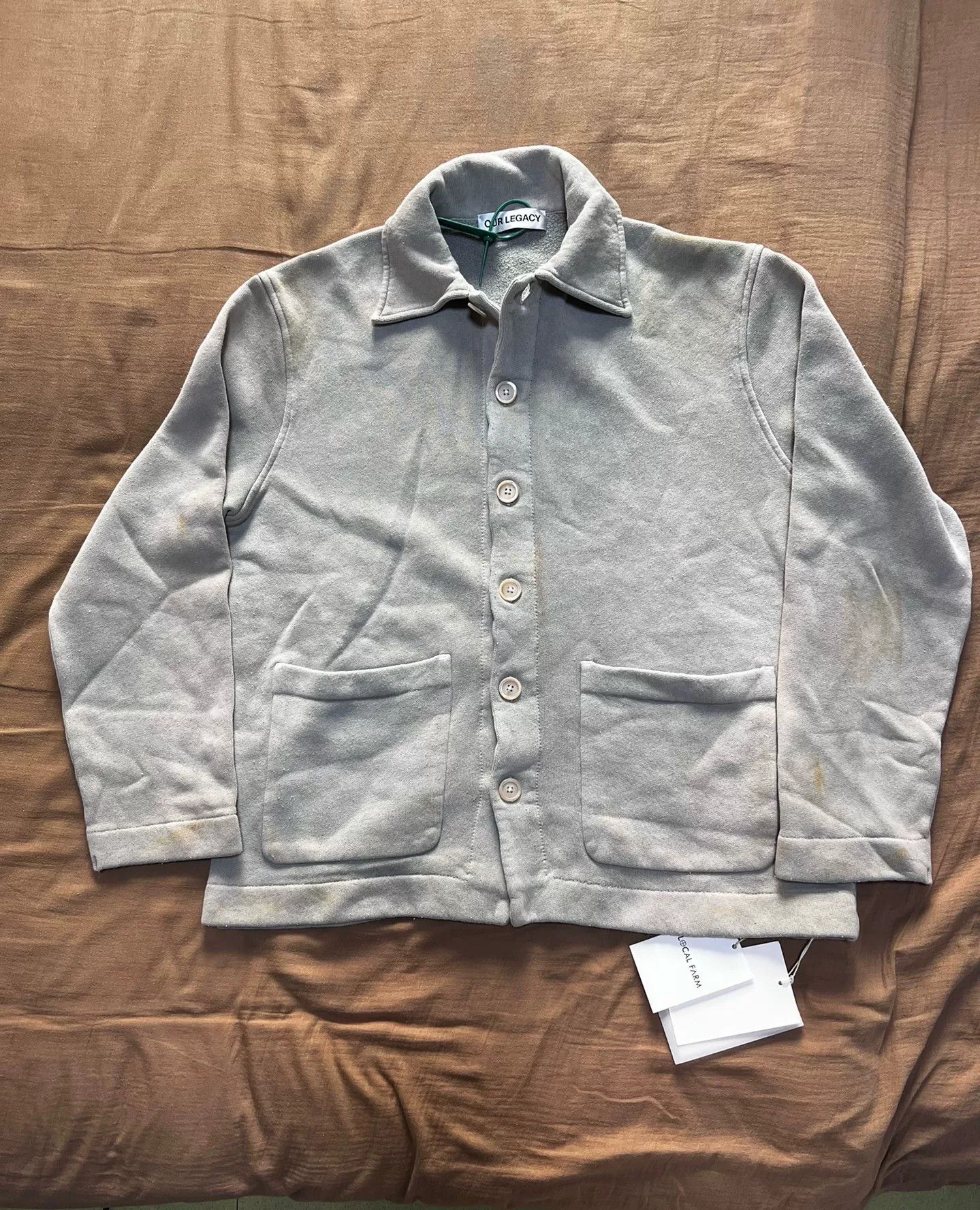 Our Legacy Big Cardigan Funky Grey Acrylic | Grailed
