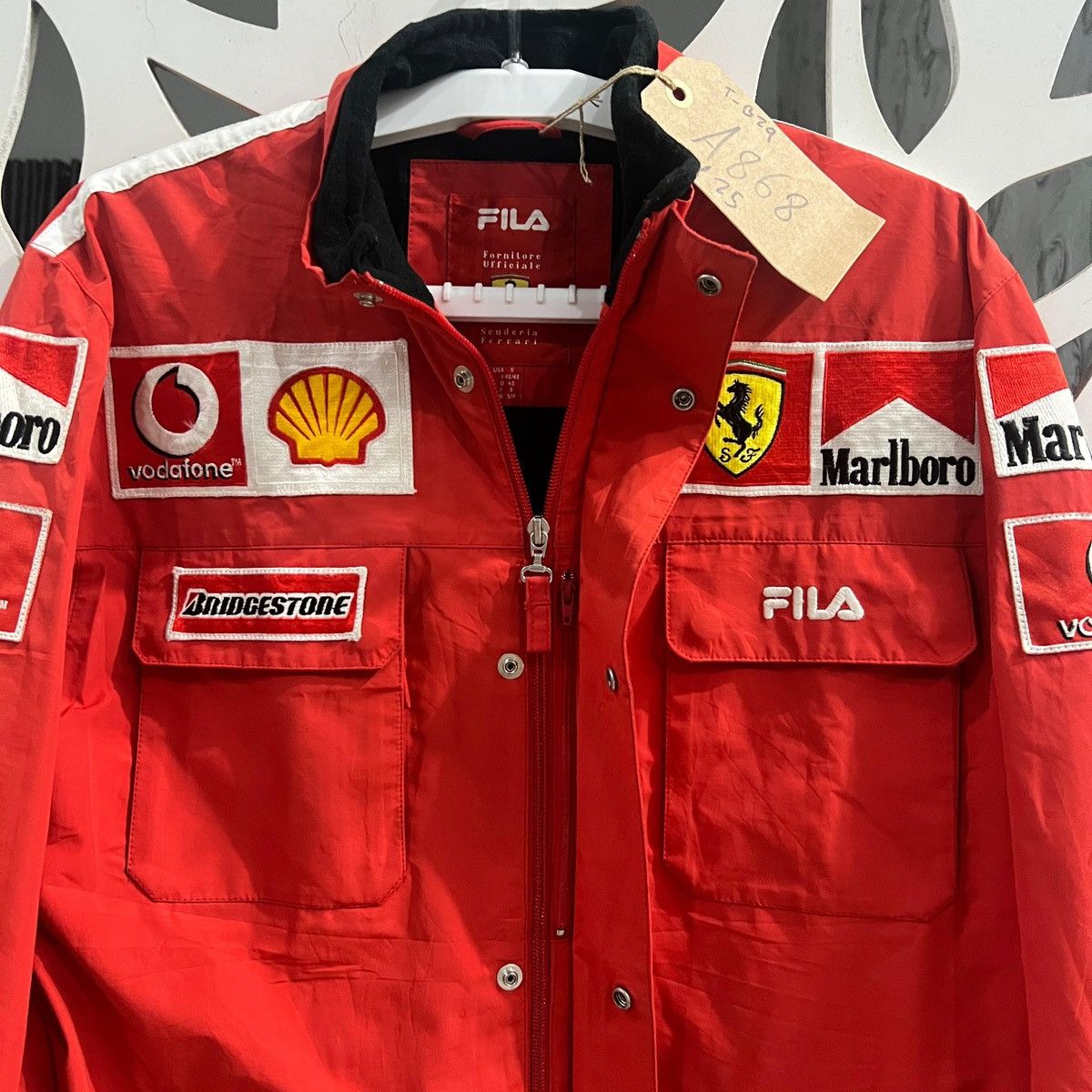 Fila Vintage Teamwear Scuderia Ferrari Formula One F1 Team 2002 Size US S / EU 44-46 / 1 - 4 Thumbnail