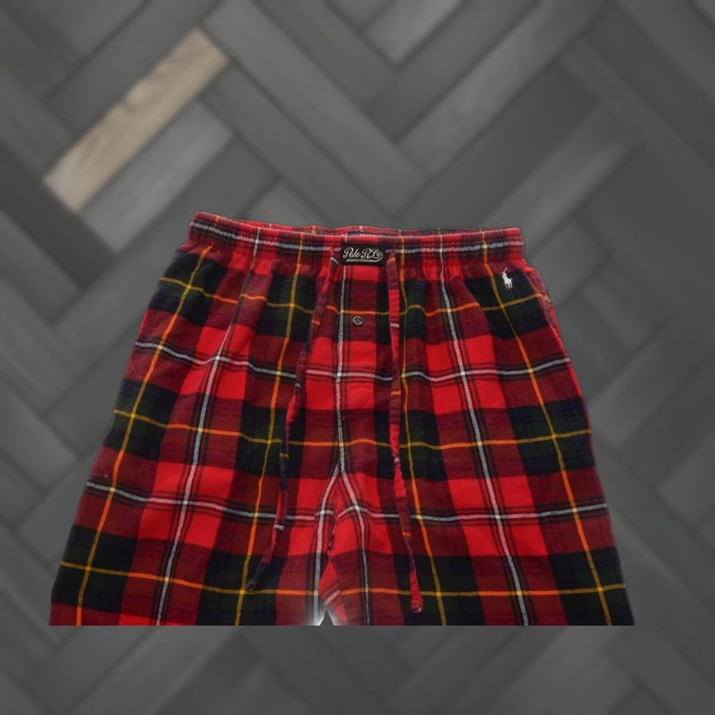 Polo Ralph Lauren Polo Ralph Lauren Pajama Pants Men M Plaid Red Flannel 28W 31Inseam Size M Clothing Sleepwear Size US M / EU 48-50 / 2 - 1 Thumbnail