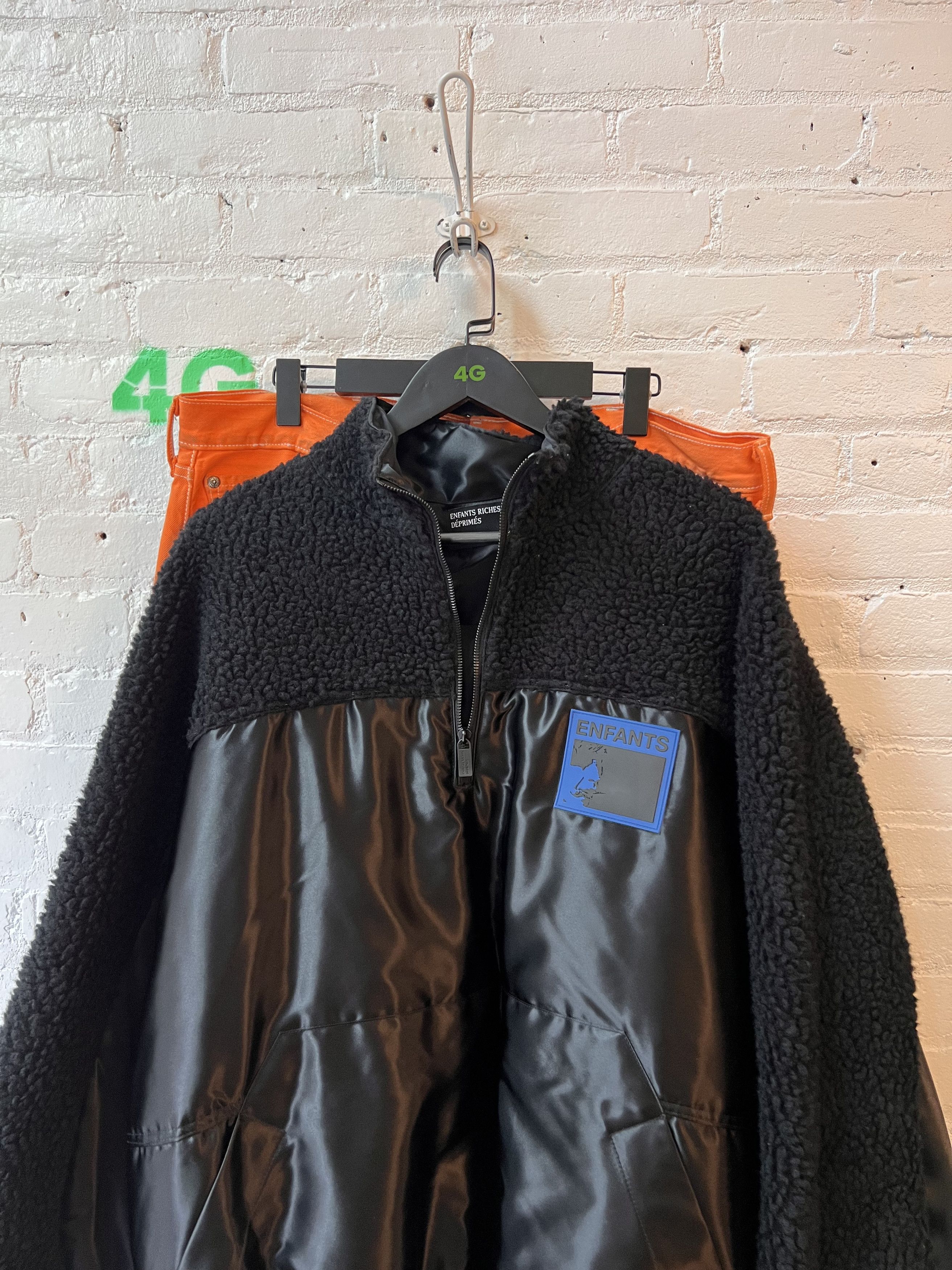Enfants Riches Deprimes Enfants Riches Deprimes Shearling Quarter Zip 4G SELLER Size US L / EU 52-54 / 3 - 2 Thumbnail