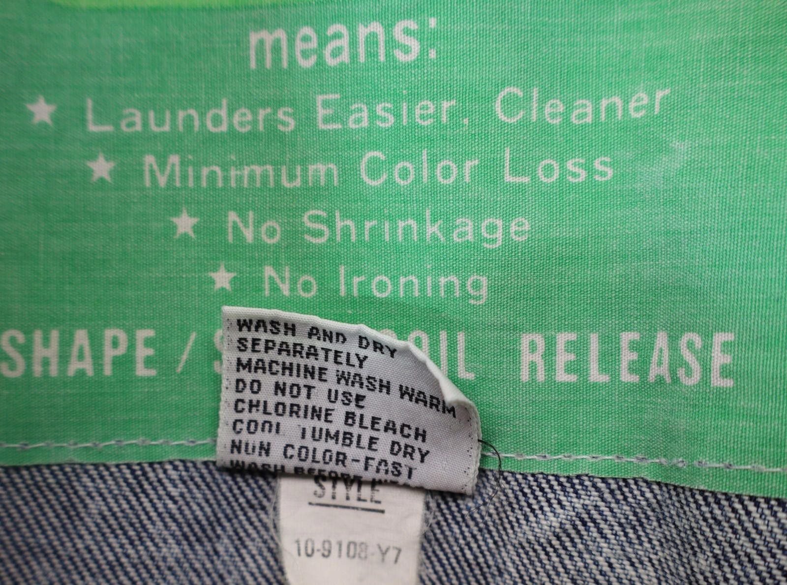 Jordache Women Medium Coat Oversize Long Acid Work Jordache vtg Denim Size M / US 6-8 / IT 42-44 - 7 Thumbnail