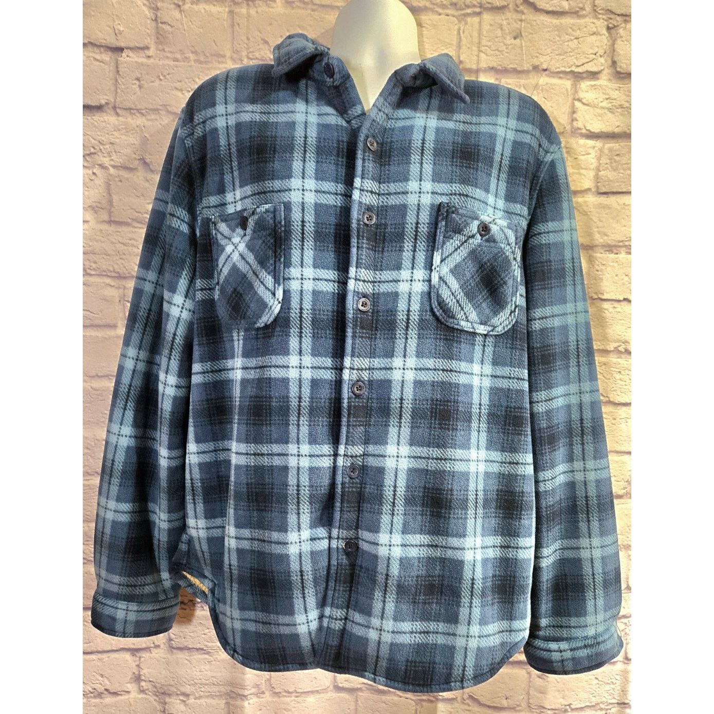 Other Weatherproof Blue Plaid Sherpa Lined Button Shirt Jacket XL Size US XL / EU 56 / 4 - 1 Thumbnail