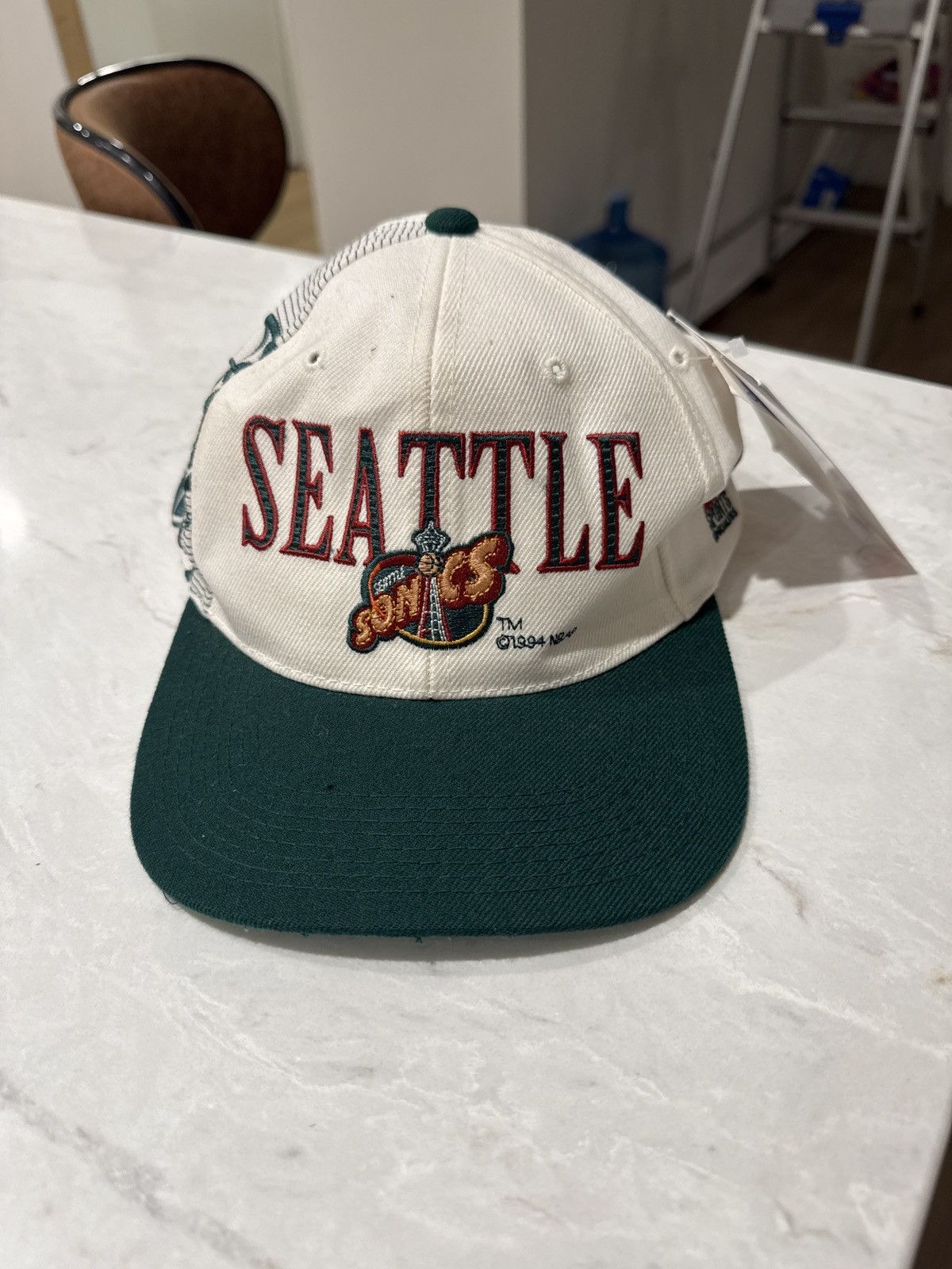 Sports Specialties Seattle Sonics Vintage NBA Cap Size ONE SIZE - 1 Thumbnail