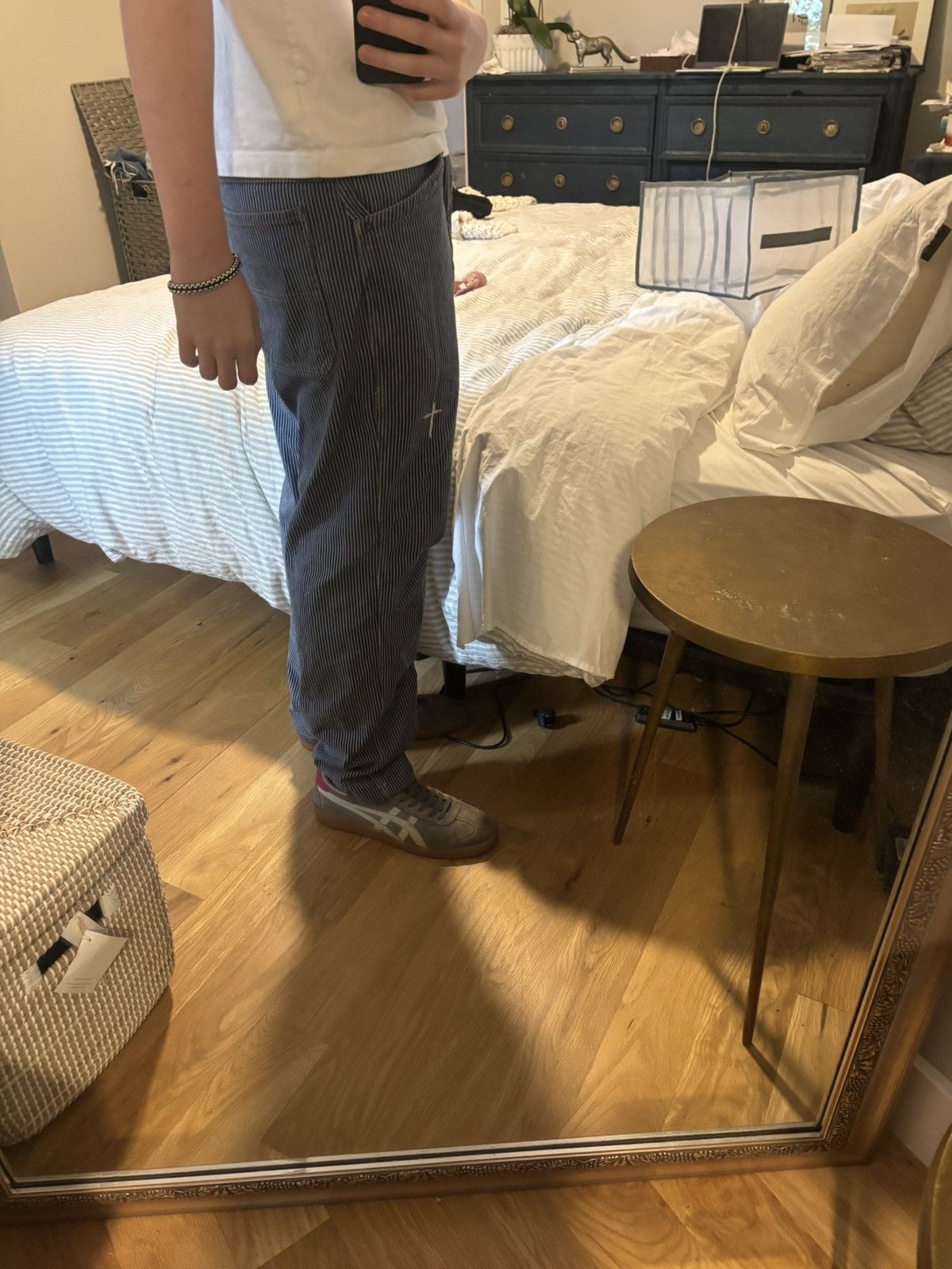 Old Navy Late nineties old navy hickory strike carpenter jeans Size US 34 / EU 50 - 3 Thumbnail