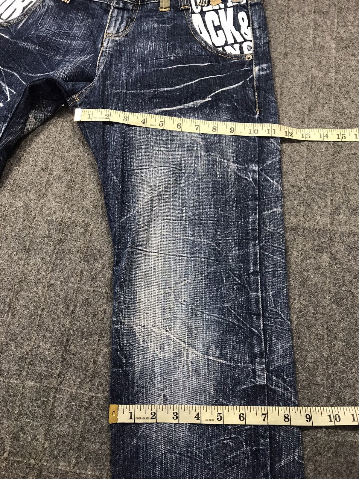 Japanese Brand Back & Forth Double Waist Denim Jeans Fits Size 30 Size US 30 / EU 46 - 10 Thumbnail