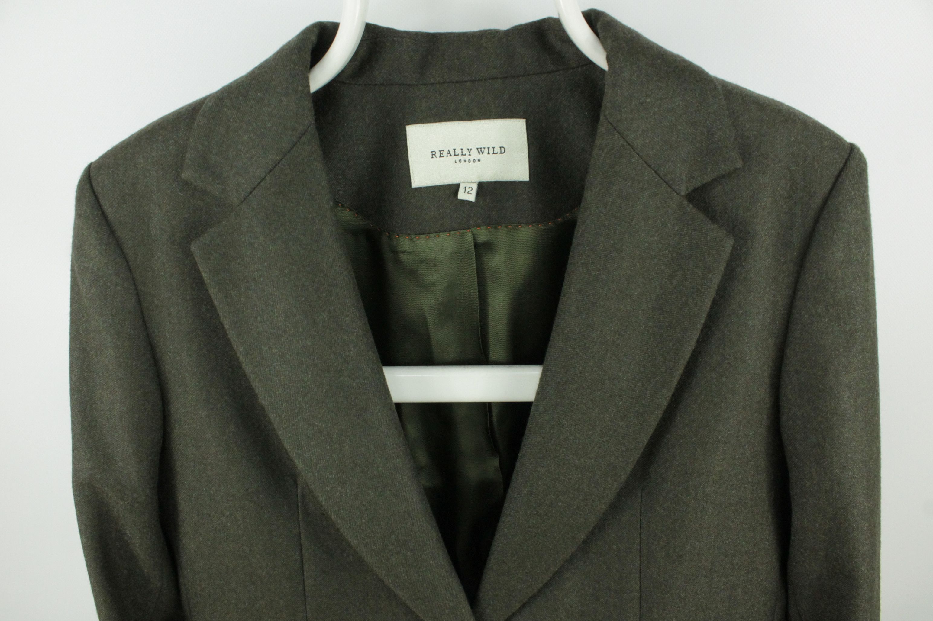 Other Really Wild Lavat Wool Single Breasted Blazer Jacket Size M / US 6-8 / IT 42-44 - 2 Thumbnail