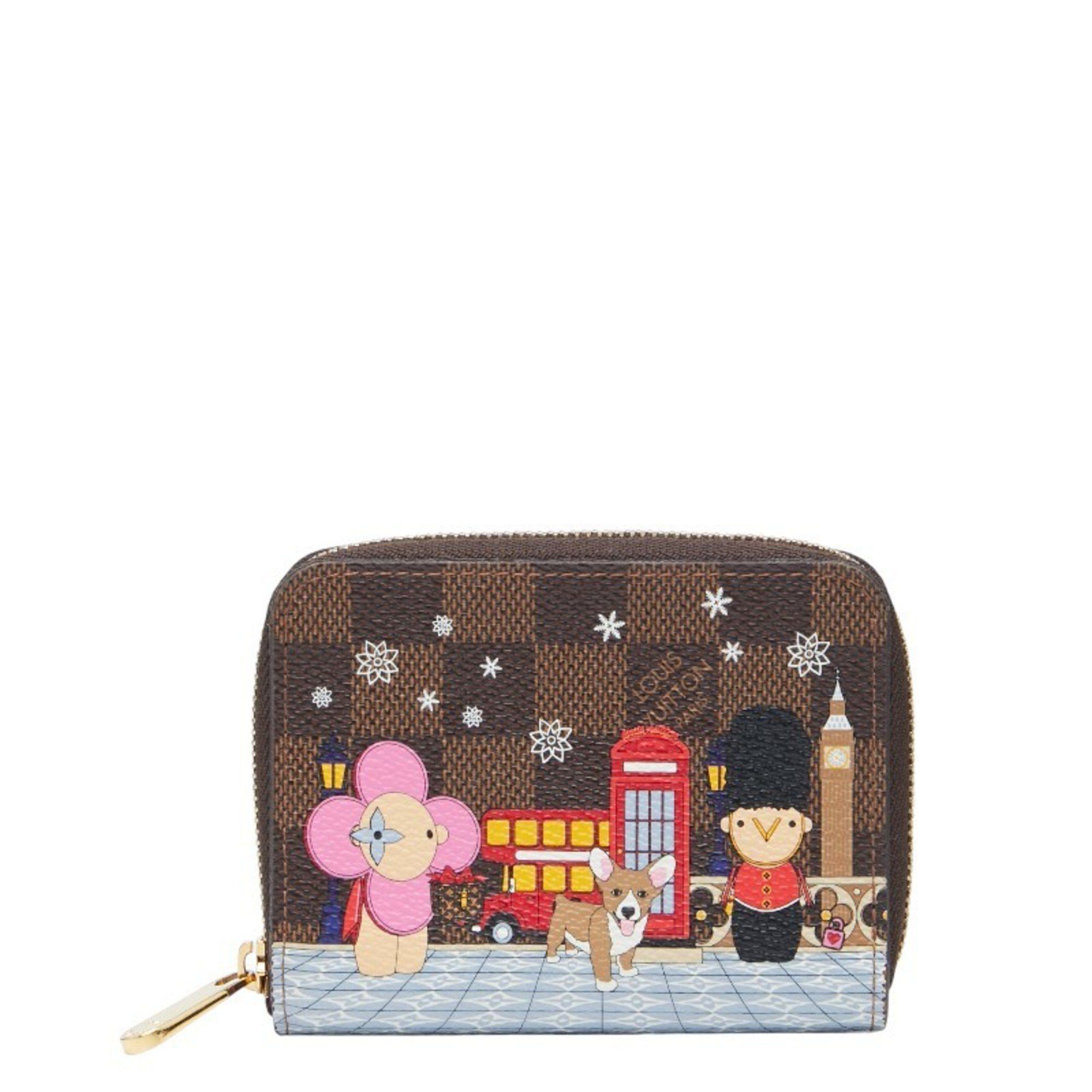 Louis Vuitton Louis Vuitton Damier Vivienne Zippy Coin Purse N60492 Brown Multicolor Women's LOUIS VUITTON Size ONE SIZE - 1 Thumbnail