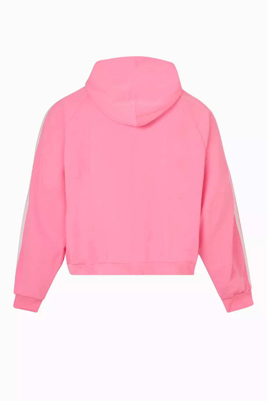 Adidas × Balenciaga o1s1wg110924 Unisex Oversized Hoodie in Fleece in Pink/White Size M / US 6-8 / IT 42-44 - 3 Thumbnail