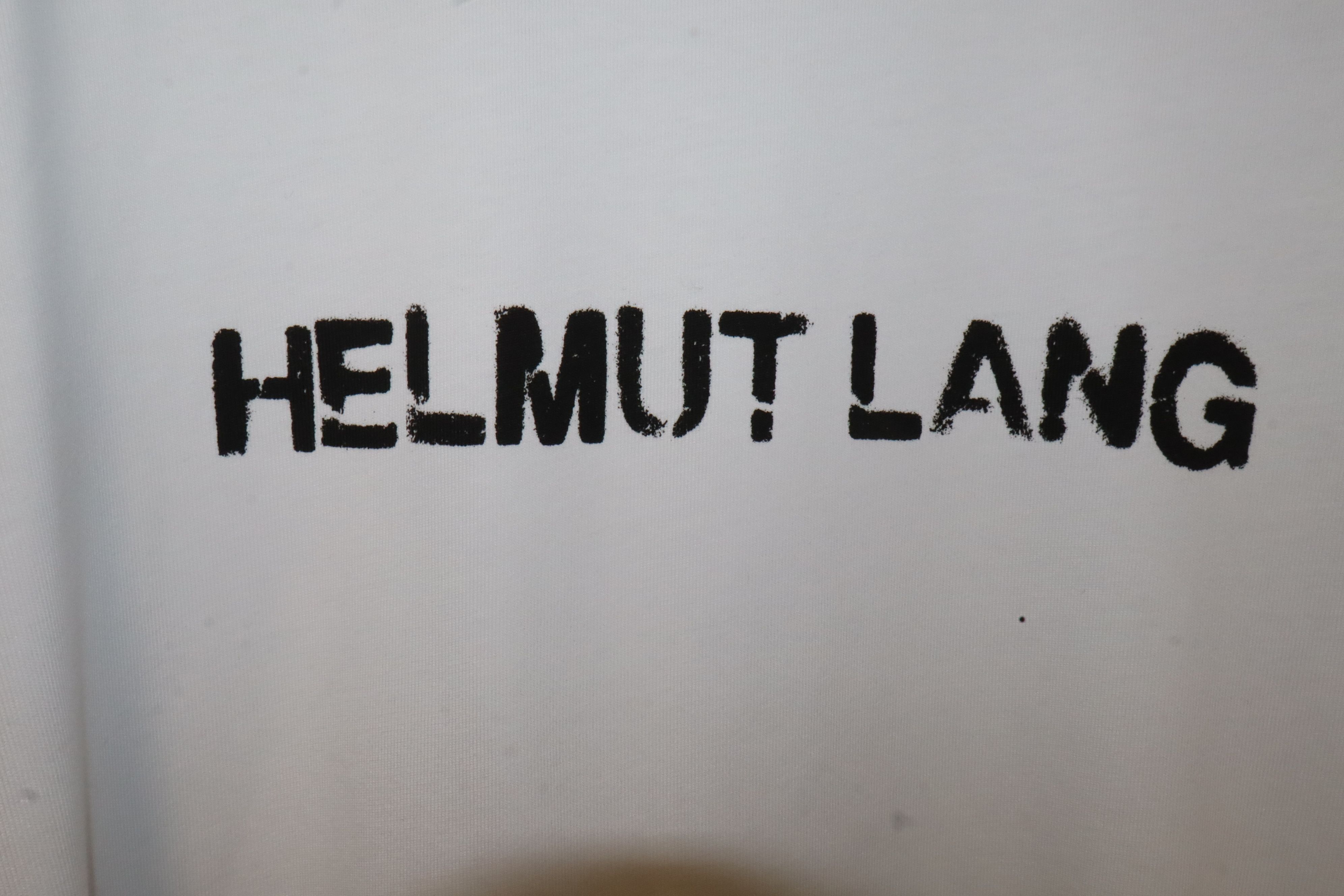 Helmut Lang Stencil logo print t-shirt Size US L / EU 52-54 / 3 - 3 Thumbnail