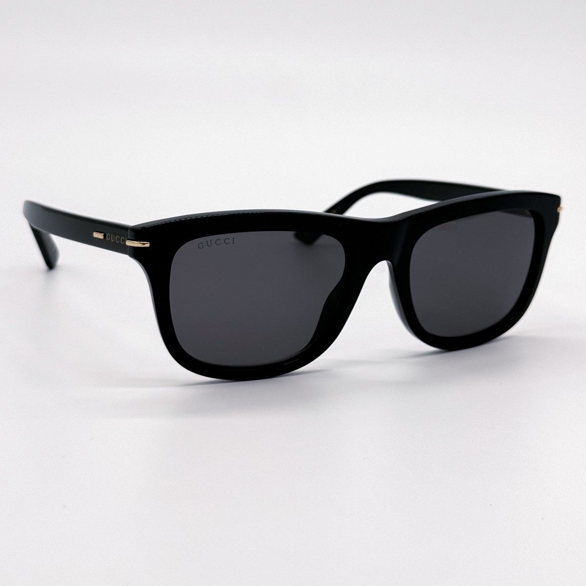 Gucci NEW GUCCI GG1444S 001 SQUARE BLACK GREY MEN SUNGLASSES GUCCI Size ONE SIZE - 6 Thumbnail