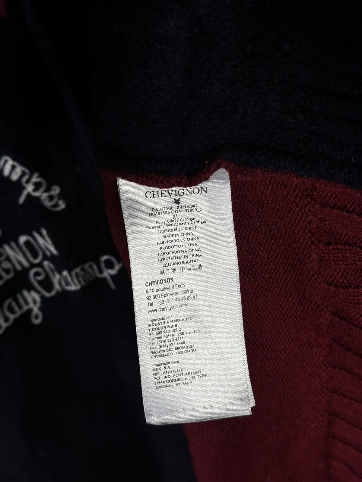 Chevignon Chevignon Wool Knitwear Sweatshirt Used Size M-L Size US M / EU 48-50 / 2 - 12 Thumbnail