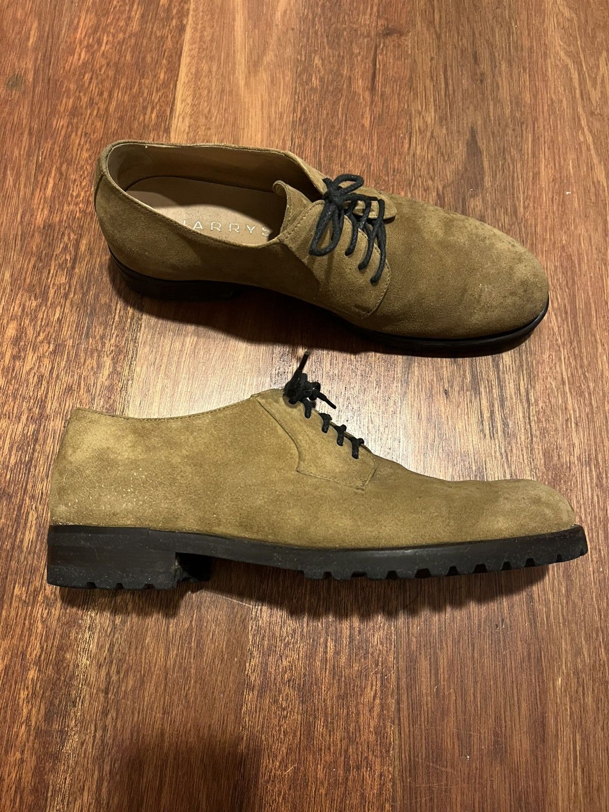 Harrys Of London Mustard suede leather derby Size US 10 / EU 43 - 3 Thumbnail