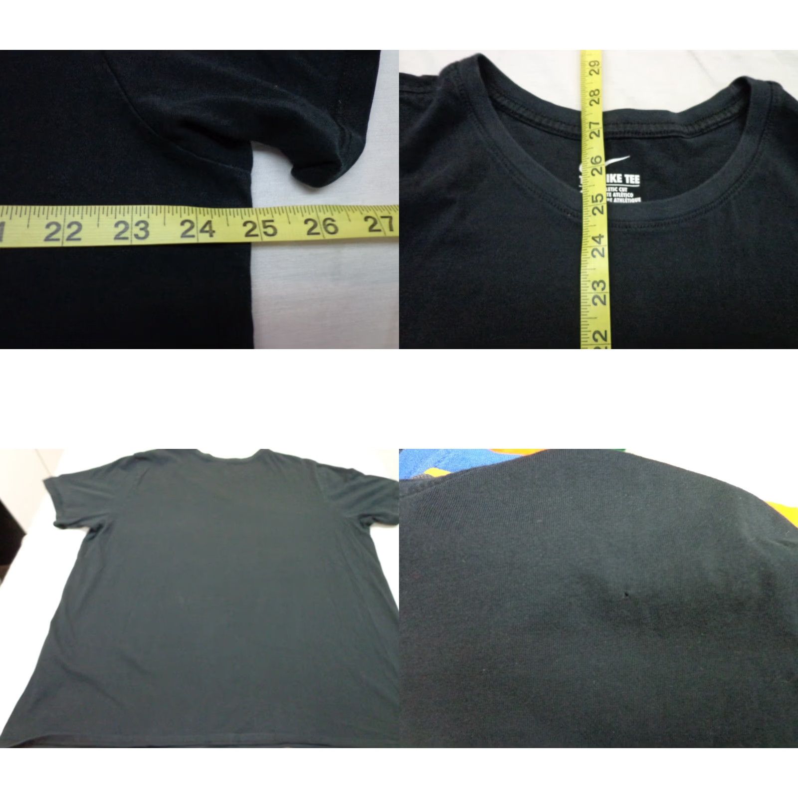 Nike Nike Black T Shirt - Pocket 2XL Men Short Sleeve Athletic Cut Laser Focused on Pockets Size US XXL / EU 58 / 5 - 8 Thumbnail