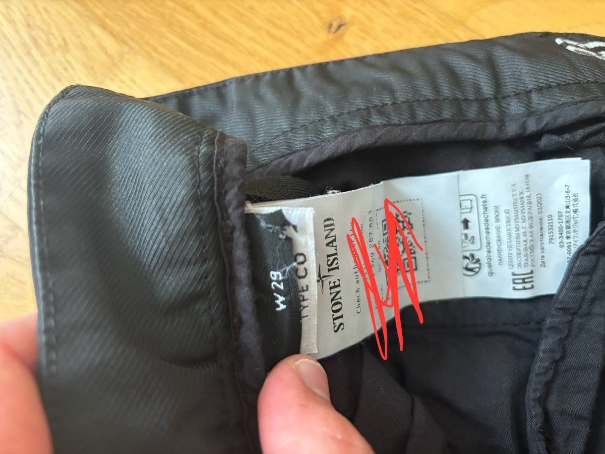 Stone Island Stone Island Black Cargo Pants - 29 Size US 29 - 6 Thumbnail