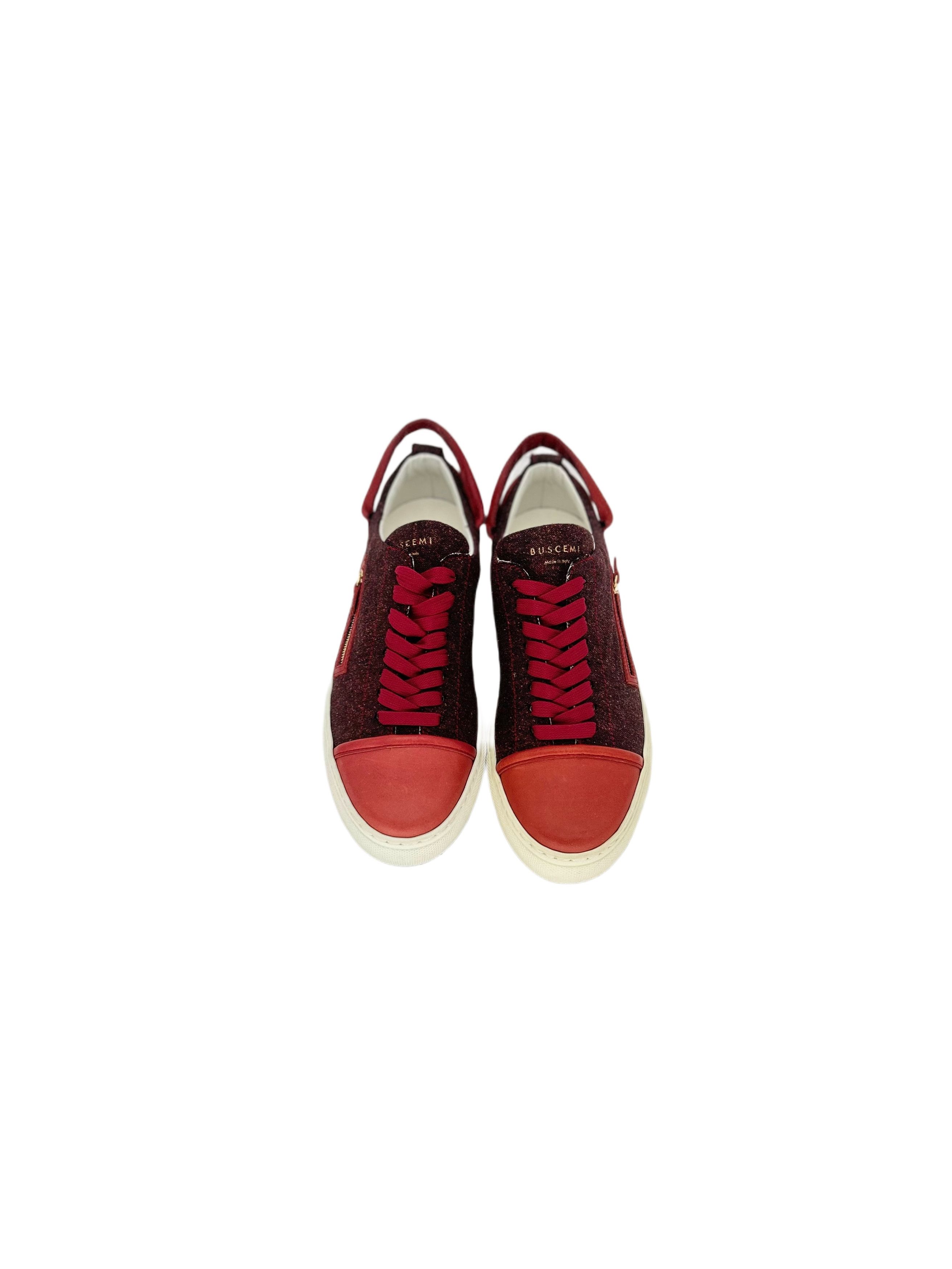 Buscemi Wool Canvas 50mm Low Trainers Size US 6 / EU 39 - 3 Thumbnail