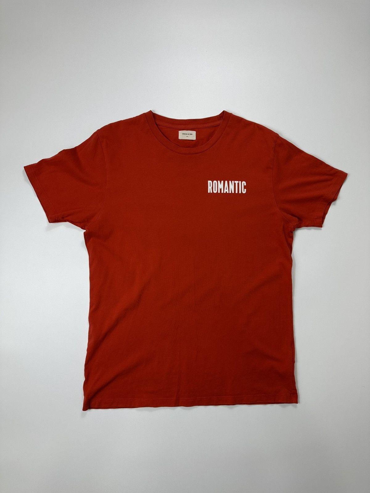 Wood Wood Wood Wood Romatic T-shirt Red Logo Size US L / EU 52-54 / 3 - 1 Thumbnail