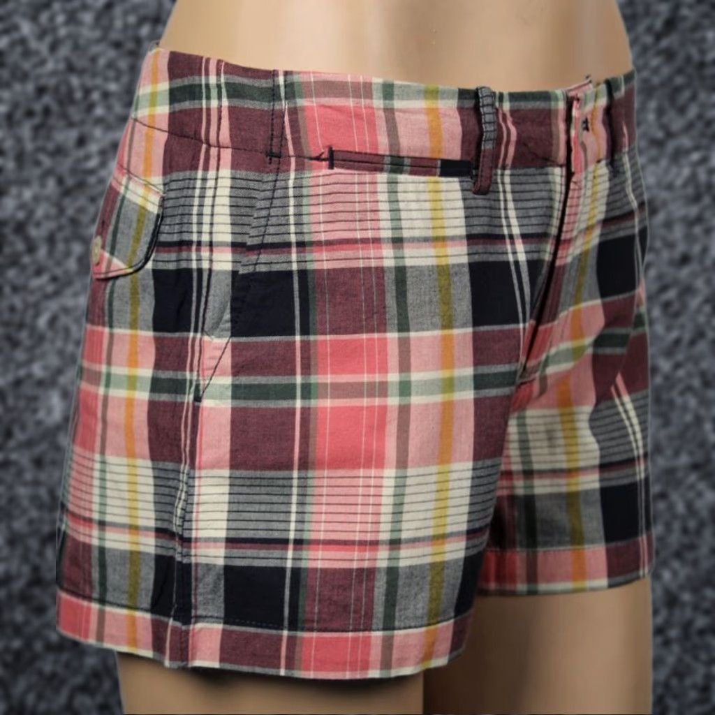 Ralph Lauren Ralph Lauren Sport Pink Navy Blue Plaid Shorts NWT 2 Size 26" / US 2 / IT 38 - 1 Thumbnail