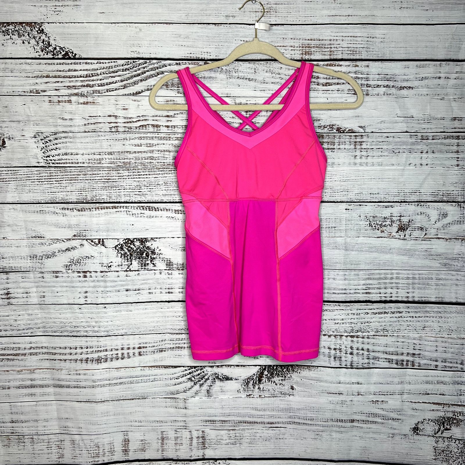Lululemon Lululemon Strap It Like Its Hot Tank Raspberry Glo Light 8 Size S / US 4 / IT 40 - 3 Thumbnail