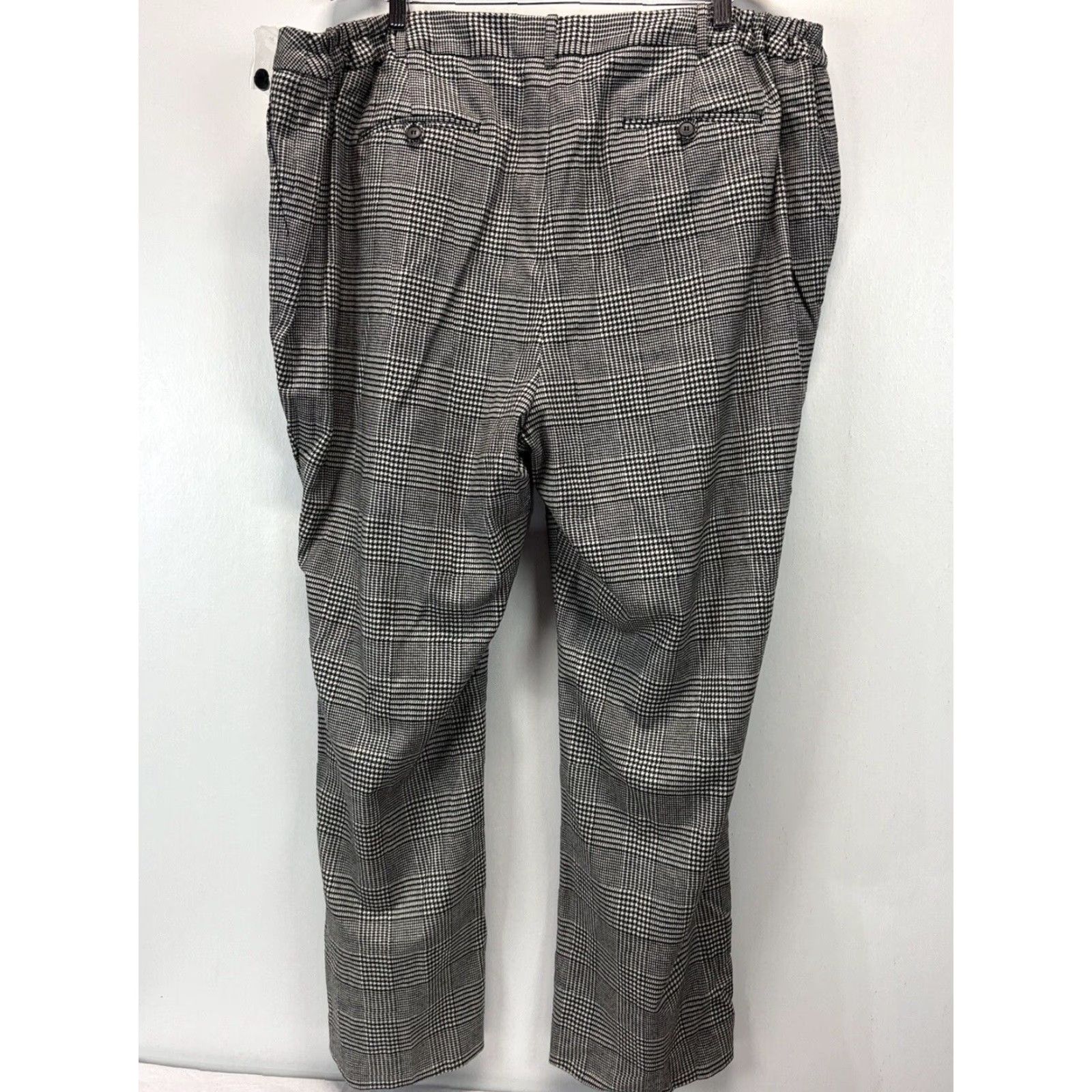 Talbots VINTAGE Talbots Dress Pants Women Plus Size 24W Wool Houndstooth Black White Career Fall Winter Size 42" / US 20 - 3 Thumbnail