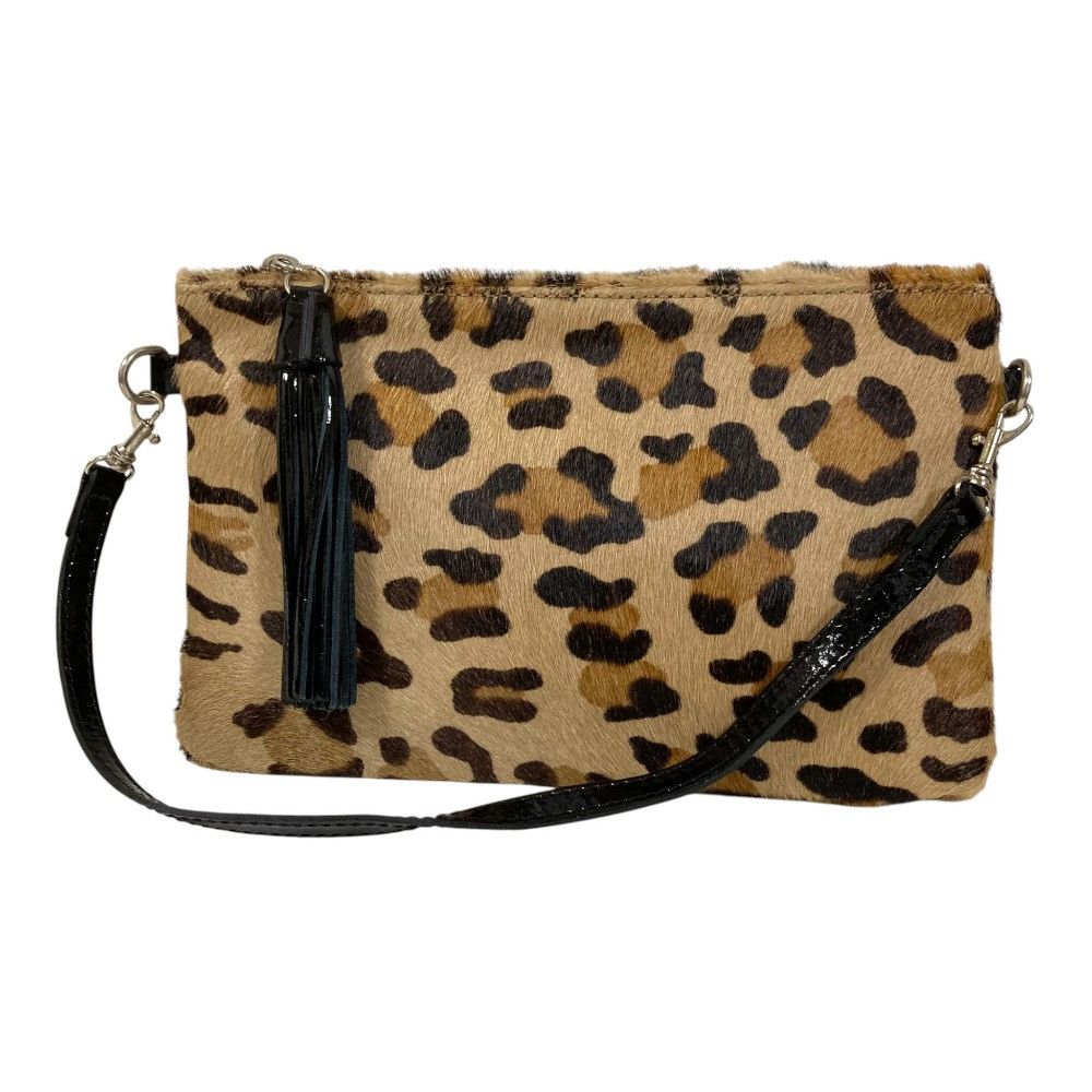 Other Other GIANNI CHIARINI Haircalf Leopard Accessory Pouch Fur Vanity Bag DUTY FREE for USA Size ONE SIZE - 1 Thumbnail