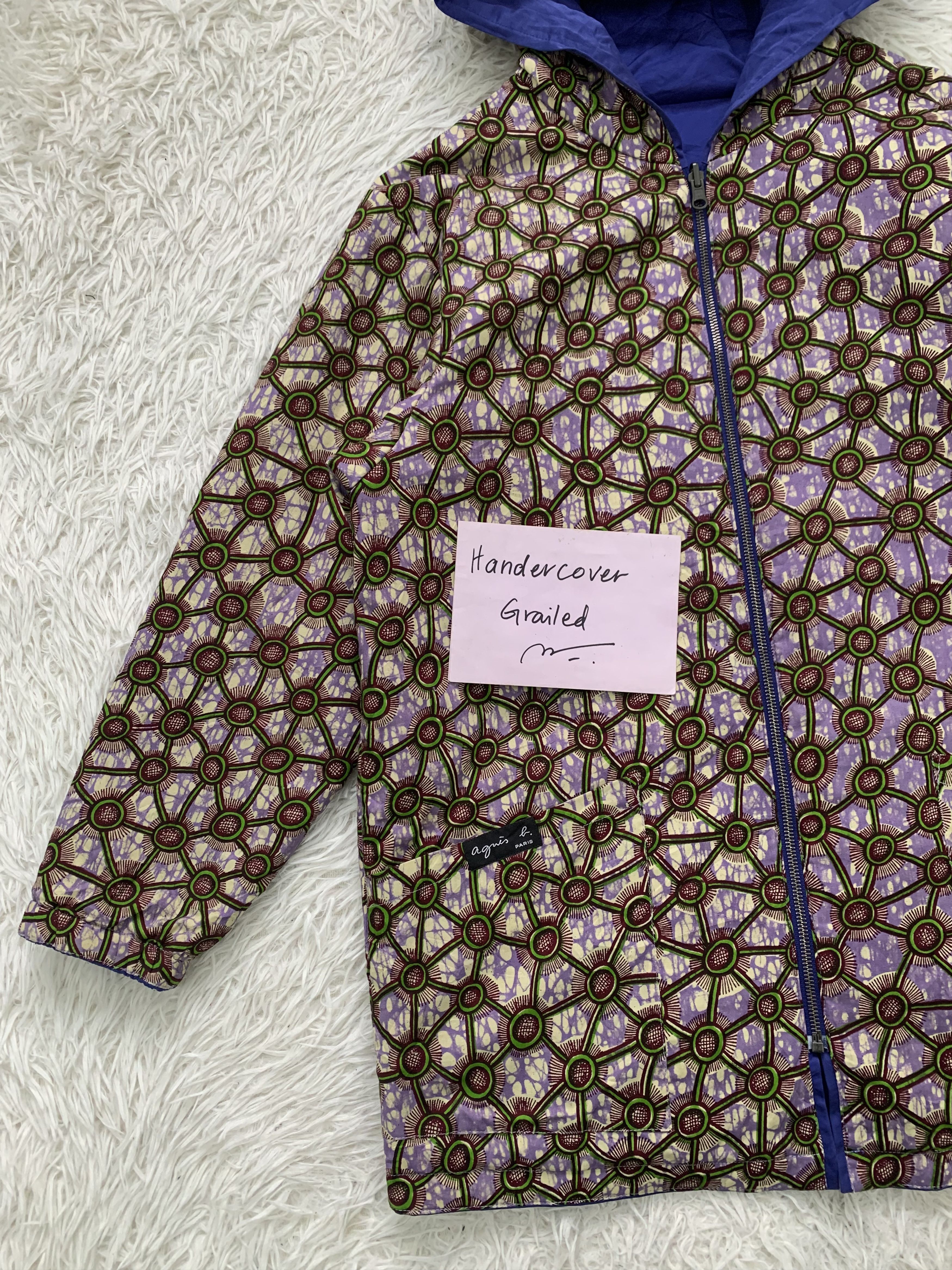 agnes b. Art Printed Agnes B Reversible Jacket Hoodie Size US S / EU 44-46 / 1 - 5 Thumbnail
