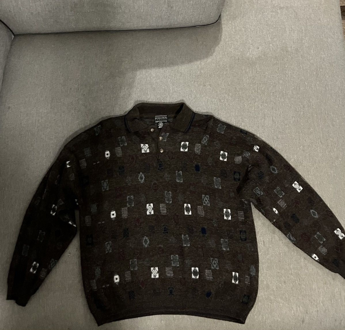 Bugle Boy × Vintage Vintage Knitwear from Bugley Boy Size US XL / EU 56 / 4 - 1 Thumbnail